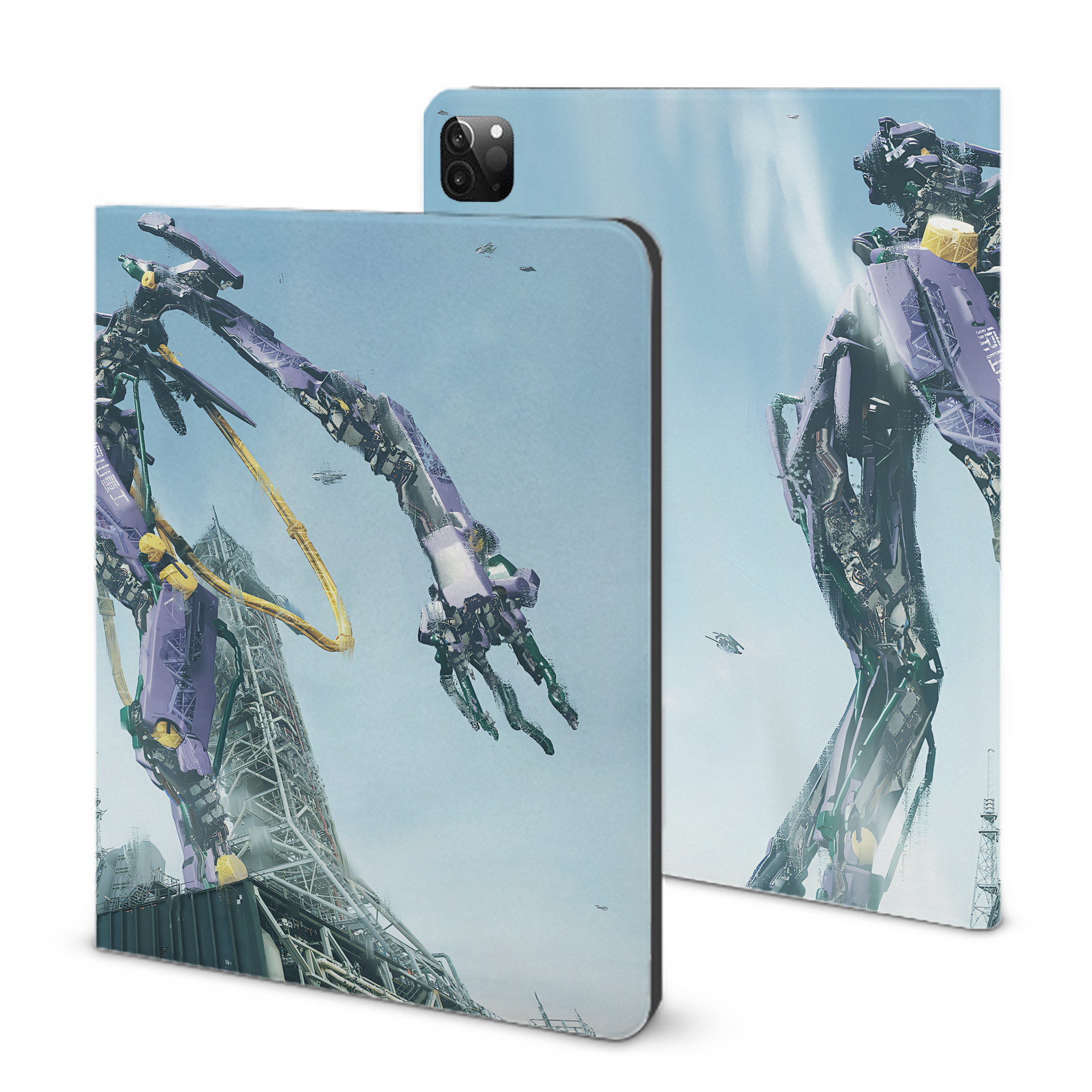 （画像用） EVA 新世紀エヴァンゲリオン IPadケース ペンホルダー付き ブックスタイルデザイン